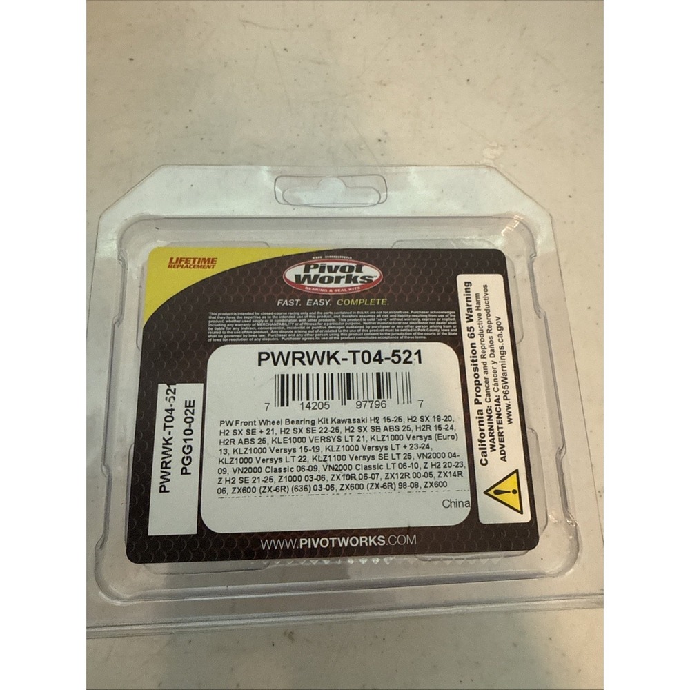 Pivot Works Wheel Bearing Kit - Rear PWRWK-T04-521‎